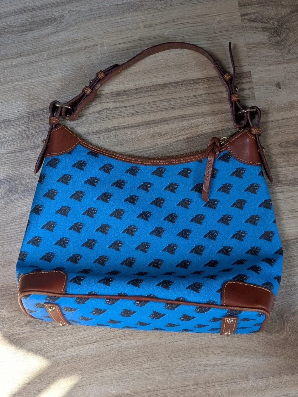 Dooney & Bourke Carolina Panthers Hobo Red Liner Purse Shoulder bag